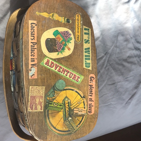 1956 autograph VINTAGE wood purse !! MUST SEE!! ❤️ - Picture 8 of 8